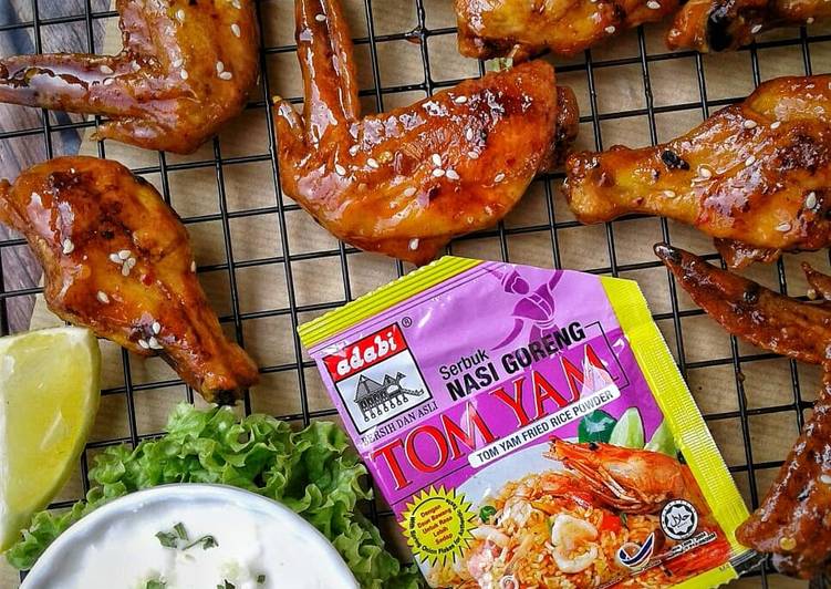 Resepi Tom Yam Glazed Chicken yang Sederhan