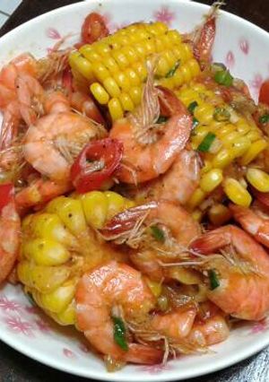 Foto resep Udang Saus Padang Bumbu Iris