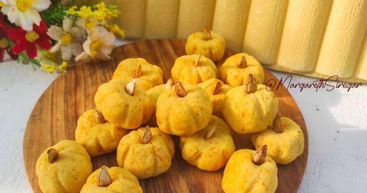 Resep Kabocha Squash Cookies (kue Labu Kabocha) Mudah dan Praktis Dihidangkan