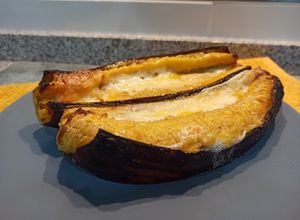 Foto principal de Plátano macho al horno 🍌🔥 (dulce/salado)