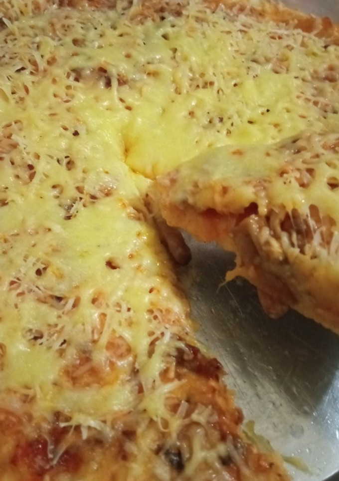 Foto resep Dough pizza homemade