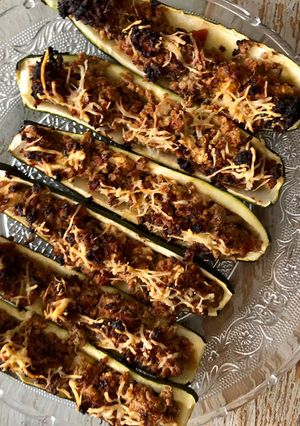 Une photo de Courgettes farcies à la viande
