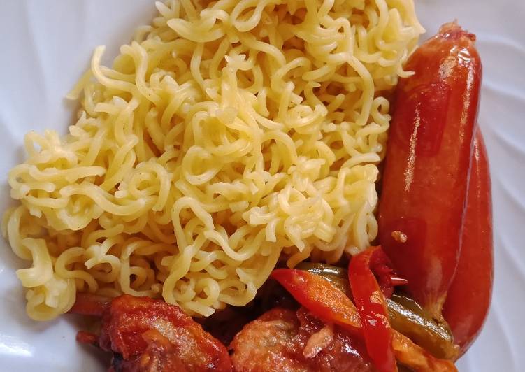 How to Make Award-winning Chicken wings n Noodles #cooksnap