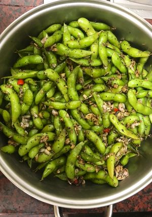 涼拌毛豆 的食譜成品照片