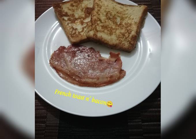 Cinnamon french toast n crispy bacon