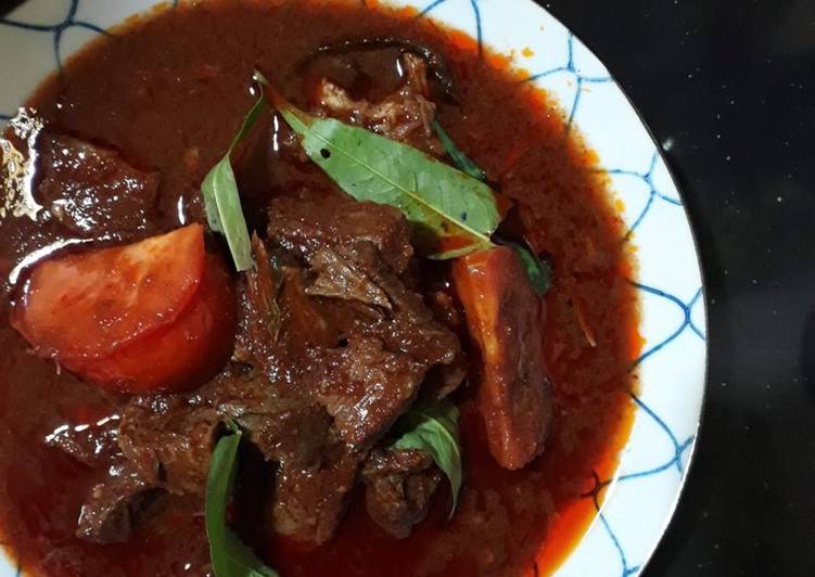 Cara Mudah Memasak Asam Pedas Tomeh Daging Qurban yang Sedap