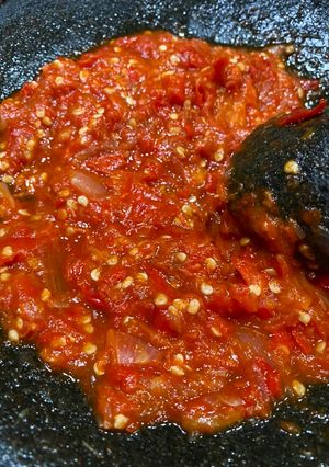 Foto resep Sambal Lado Tomat khas Padang
