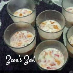 A picture of Broken Glass Pudding Shots or Stained Glass Shots.