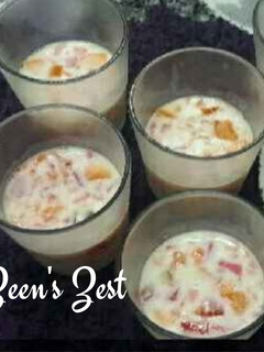 A picture of Broken Glass Pudding Shots or Stained Glass Shots.
