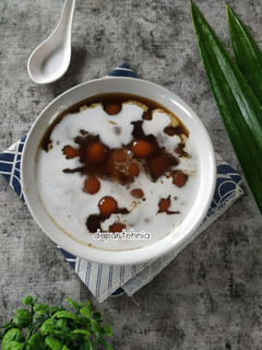 Foto resep Bubur candil ubi kuning / Kolak biji salak