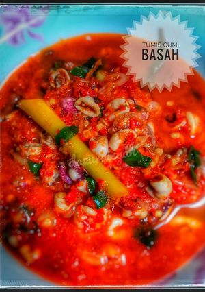 Foto resep Tumis Cumi Basah