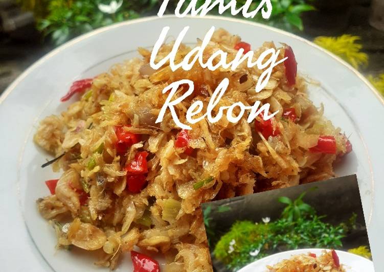 Tumis udang rebon