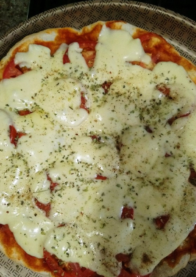 Una foto de Pizza casera