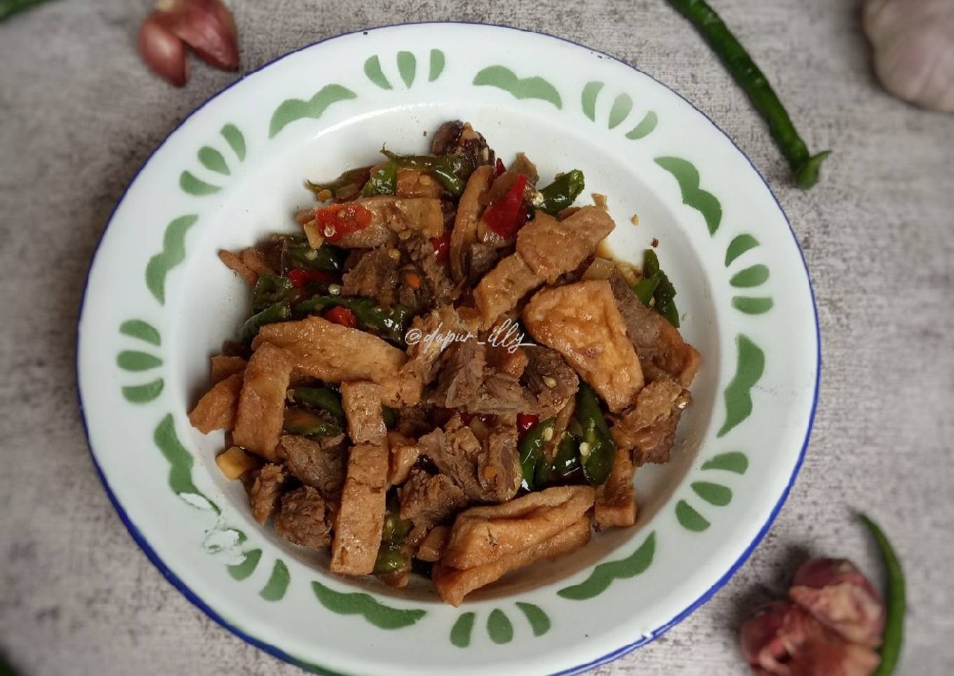 Oseng Sapi & Tahu Lombok Ijo