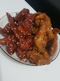 Foto resep Korean fried chicken /dakgangjong 닭강정