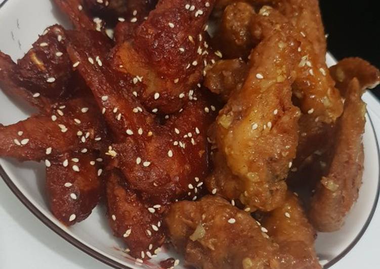 Resep Korean fried chicken /dakgangjong 닭강정 | Langkah Membuat Korean fried chicken /dakgangjong 닭강정 Yang Bikin Ngiler