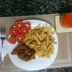 A picture of Masalla chicken gizzards, liver n neck #Theme Challenge.