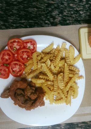 A picture of Masalla chicken gizzards, liver n neck #Theme Challenge.