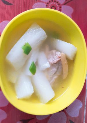 Foto resep Ayam lobak rebus