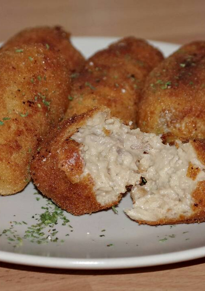 Una foto de Croquetas caseras de pollo y soja