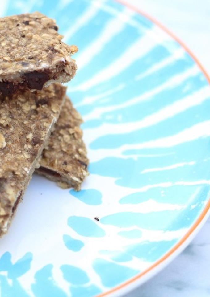 Una foto de Galletas de avena y plátano