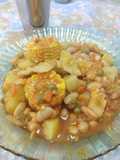 Mondongo con porotos y garbanzos
