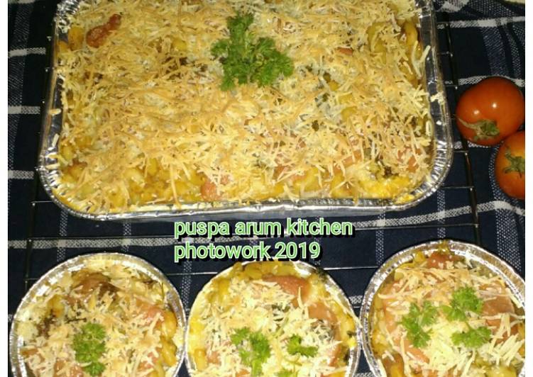 Cara Bikin Maccaroni Schotel Premium Very Cheesy by puspa arum kitchen Anti Gagal