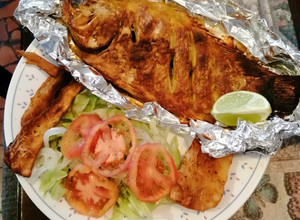 Una foto de Mojarra marinada saludable
