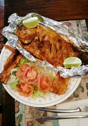 Una foto de Mojarra marinada saludable