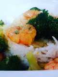 Kokos Garnelen Curry mit Basmatireis