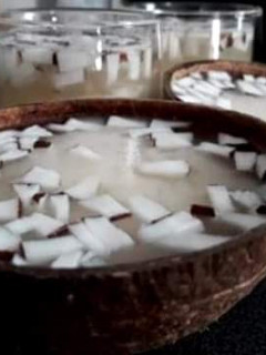 Una foto de Gelatina de coco vegana 🥥