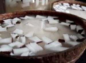 Una foto de Gelatina de coco vegana 🥥
