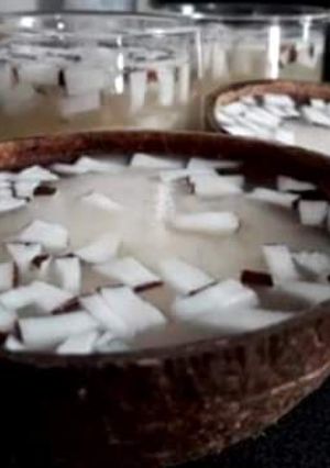 Una foto de Gelatina de coco vegana 🥥