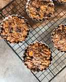 Eatclean/ Muffin Táo Chuối Yến Mạch và Socola Chip