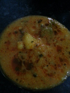 A picture of Aloo sabji.