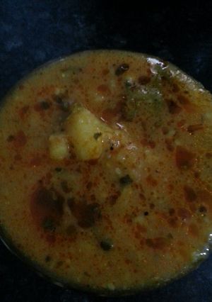 A picture of Aloo sabji.