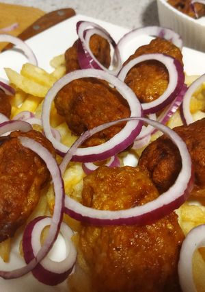 A picture of Gola kabab.