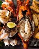 Hải Sản Nướng - Grilled SeaFood Plate 🦞 🐠 🦑 🦐