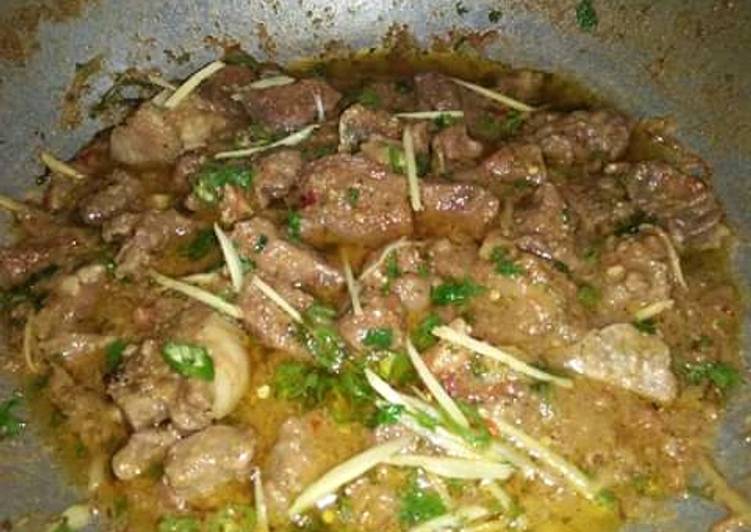 Recipe of Award-winning Beef karahi restaurant style