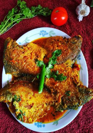 পাতিও (পমফ্রেট মাছের ঝাল) রেসিপির প্রধান ছবি