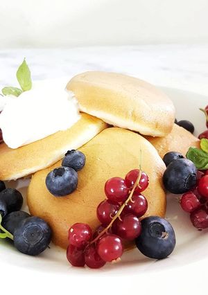 Foto resep Japanese souffle pancakes