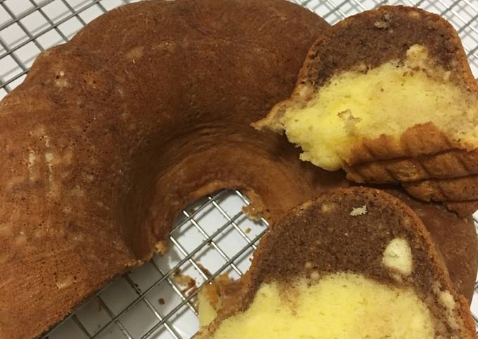 Resep Marmer Cake (metode sponge cake) oleh Lie Hwa Michelle Michael