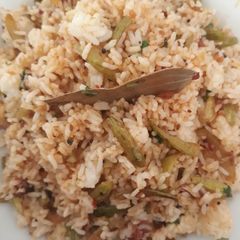 A picture of Masala bhaat.