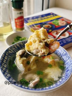 海鮮蒸蛋湯 的食譜成品照片