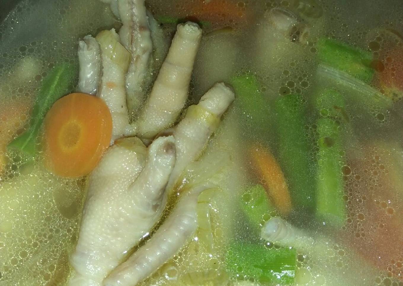 Sop ceker ayam