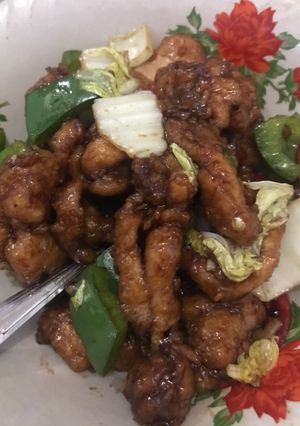 Foto resep Ayam Lada Hitam Sederhana