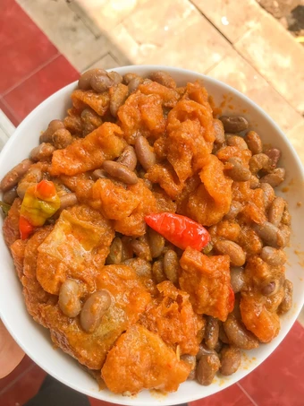 Cara Mudah Membuat Resep Krecek kacang merah yang  Bikin Ketagihan Anti Ribet, Mantap