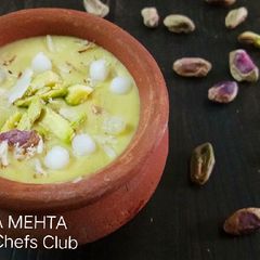 Sabudana Pistachio Kheer A picture of Sabudana Pistachio Kheer.