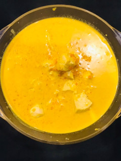 Une photo de Poulet au curry