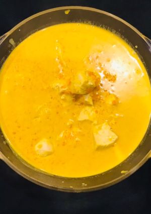 Une photo de Poulet au curry
